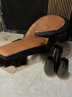 Leolux Parabolica fauteuil - als nieuw!, Ophalen, Leolux, Bruin, .