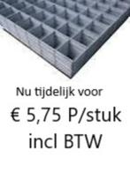 Draadmat,krimpnet,vloerverwarming,verdelers,noppenplaat enz, Doe-het-zelf en Verbouw, Metalen, Ophalen, Nieuw, IJzer