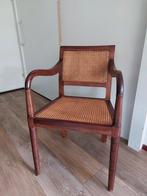 Vintage stoel met webbing, Huis en Inrichting, Stoelen, Ophalen, Zo goed als nieuw, Bruin, Eén
