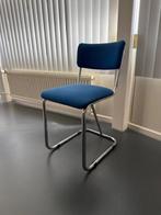 Retro stoel in blauw, Ophalen, Gebruikt, Twee, Blauw