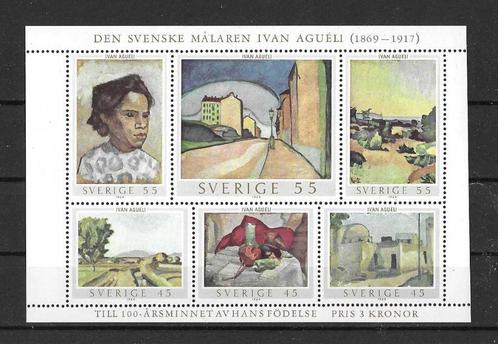 Zweden Michel blok 1 postfris, Postzegels en Munten, Postzegels | Europa | Scandinavië, Postfris, Zweden, Ophalen of Verzenden
