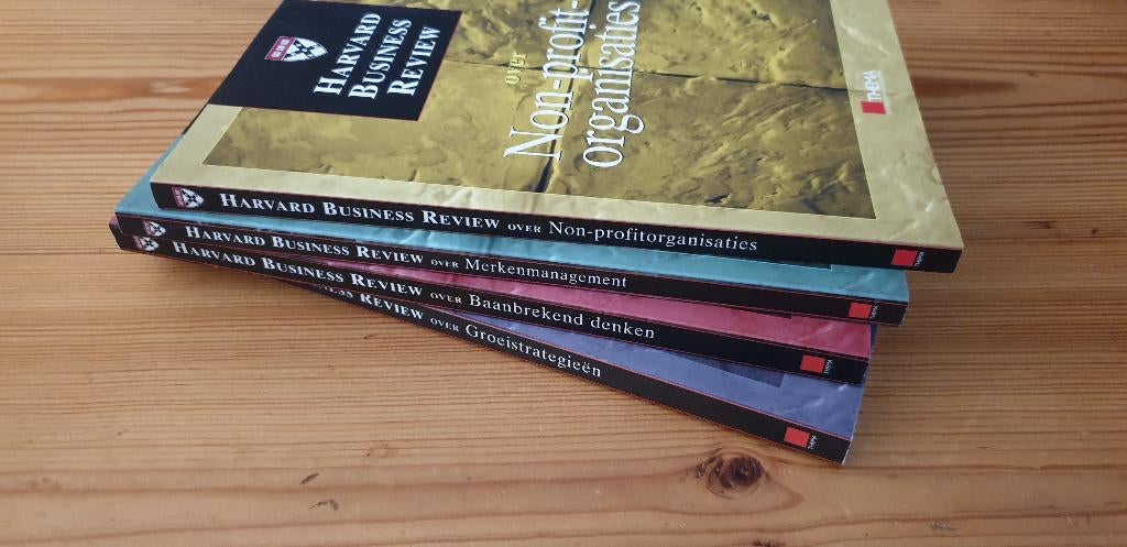 4 Boeken van Harvard Business Review., Ophalen of Verzenden, Zo goed als nieuw, Overige niveaus, Engels