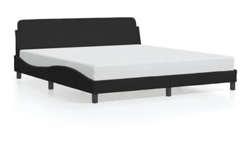 Bedframe "Dover" 180x200 cm fluweel zwart, nieuw in doos beschikbaar voor biedingen