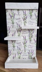 Wit houten wandbord 40 x 20,5 cm * a, Huis en Inrichting, Woonaccessoires | Wanddecoraties, Ophalen of Verzenden, Nieuw