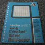 A5 ringband multo papier grote ruit, Ophalen of Verzenden, Nieuw