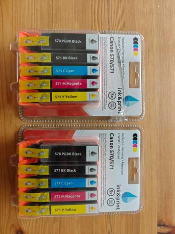 Cartridge - canon 570 / 571 - printer inkt  beschikbaar voor biedingen