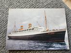 ss nieuw Amsterdam HAL, Ophalen of Verzenden, Zo goed als nieuw, Motorboot, Kaart, Foto of Prent