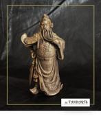 Vol bronzen beeldje van Guan Gong – 10 cm, Antiek en Kunst, Ophalen of Verzenden