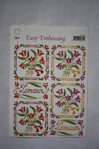 10 vel Marianne D Easy Embossing EV3309, Ophalen of Verzenden, Nieuw, Overige thema's, Knipvel