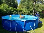 Bestway zwembad 4.57 diameter, Tuin en Terras, 300 cm of meer, 400 cm of meer, Rond, Gebruikt