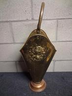 Vintage , koperen paraplubak., Ophalen of Verzenden, Gebruikt, Hout