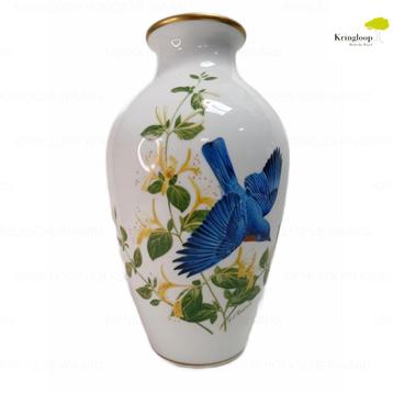 RSPB A.J. Rudisill Mint Bluebirds of Summer Zeldzame Vaas beschikbaar voor biedingen