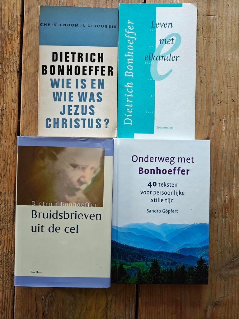 4 Boeken van Dietrich Bonhoeffer., Boeken, Ophalen of Verzenden