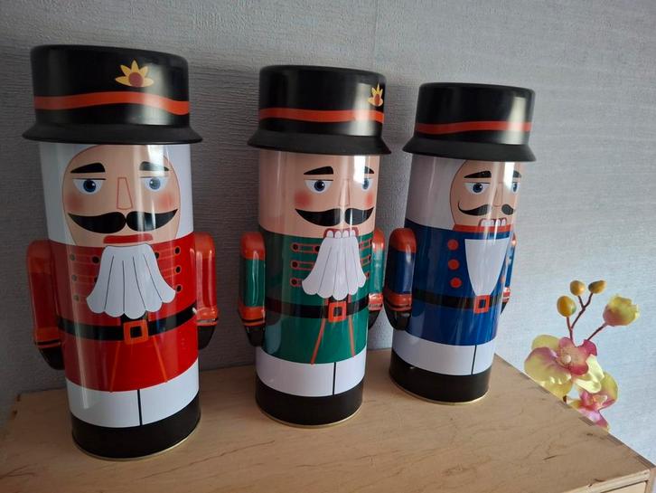 Opruiming! 3 mooie kerstblikken "notenkraker", Verzamelen, Blikken, Nieuw, Overige, Overige merken, Verzenden
