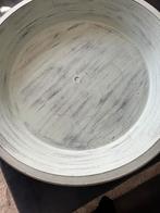 Dienblad groot, te gebruiken op bv poef, Ophalen, Zo goed als nieuw, Rond, Hout
