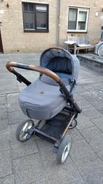 Mutsy I2 kinderwagen – grijs, cognackleurig handvat, Ophalen, Gebruikt, Overige merken, Verstelbare rugleuning