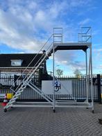 Aluminium bordestrap/bordes trap/boot trap 350CM vloerhoogte, Doe-het-zelf en Verbouw, Ladders en Trappen, 2 tot 4 meter, Gebruikt