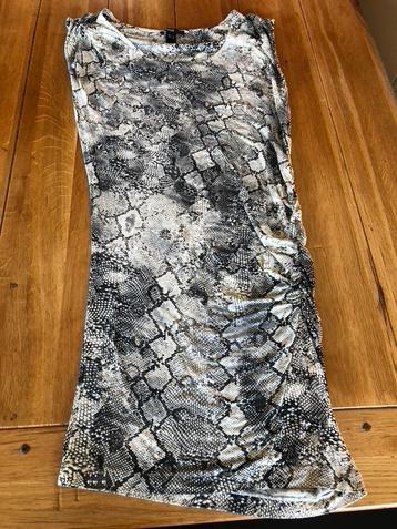 Grijs/wit Mango jurkje, maat M beschikbaar voor biedingen