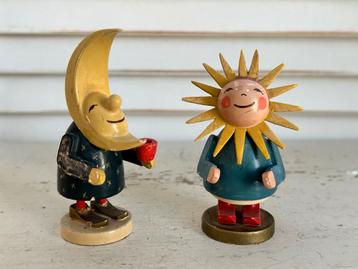 Vintage Wendt & Kühn Maan vader en Moeder zon  Ertsgebergte beschikbaar voor biedingen