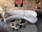 ORGANISCHE  HALF RONDE  LOUNGE BANK, Ophalen, Zo goed als nieuw, Stof, Modern