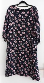 Zizzi jurk maat M. Blauw 3/4 mouw, Ophalen of Verzenden, Gedragen, Blauw, Jurk