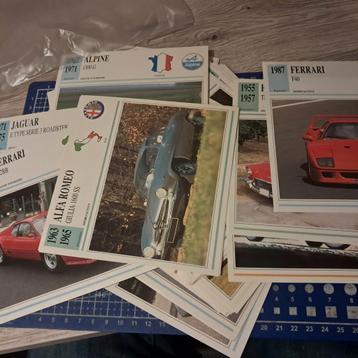 Retro Auto Kaartjes - Set van 30 beschikbaar voor biedingen