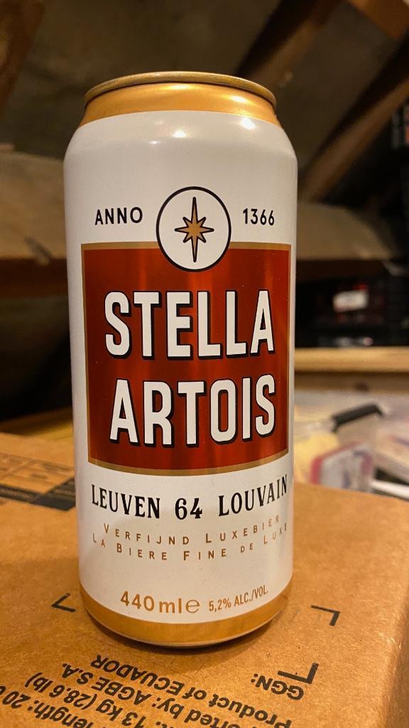 Stella Artois Limited Edition 2024 Belgium 440 ml, Verzamelen, Biermerken, Nieuw, Overige typen, Stella Artois, Verzenden