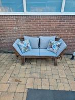 houten tuin bank met uitwasbare kussens, Tuin en Terras, Tuinsets en Loungesets, Ophalen, Gebruikt, Bank
