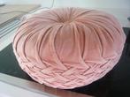sierkussen Vintage velours, Ophalen of Verzenden, Zo goed als nieuw, Roze, Rond