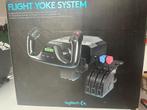 Flight Yoke System Logitech, Computers en Software, Joysticks, Ophalen of Verzenden, Zo goed als nieuw, Logitech