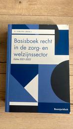 Basisboek recht in de zorg- en welzijnssector, Ophalen of Verzenden, Gelezen