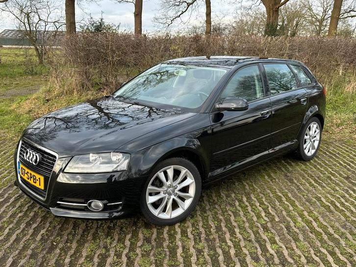 Audi A3 1.4 Tfsi 92KW Sportback 2011 Zwart, Auto's, Audi, Particulier, A3, Airbags, Cruise Control, Metallic lak, Parkeersensor
