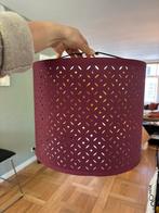 Warm licht, rood en goud lampenkap., Huis en Inrichting, Lampen | Lampenkappen, 25 tot 50 cm, Rond, Ophalen of Verzenden, Zo goed als nieuw