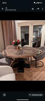 Rivièra Maison Eettafel - Diameter 160cm in goede staat!!!, Huis en Inrichting, Tafels | Eettafels, Ophalen, Gebruikt, 150 tot 200 cm