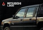 Folder Mitsubishi L200 (1991), Verzenden, Gelezen, Mitsubishi