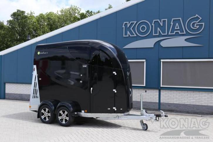 Volpolyester Bucker Careliner S 1,5 paards paardentrailer, Dieren en Toebehoren, Paarden en Pony's | Trailers en Aanhangwagens