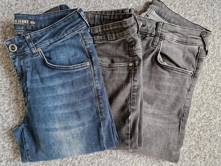 3 Spijkerbroeken, Kleding | Heren, Spijkerbroeken en Jeans, Zo goed als nieuw, W32 (confectie 46) of kleiner, Blauw, Ophalen of Verzenden