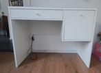 Bureau/Kaptafel Wit 100x48x78, Ophalen, Ikea Syvde, 100 tot 150 cm, Zo goed als nieuw