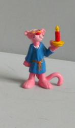 Pink Panther # met ochtendjas en kaars, Ophalen of Verzenden, Overige figuren, Zo goed als nieuw, Beeldje of Figuurtje