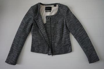 Maison Scotch jasje colbert blazer grijs mt 1 ( 36 / S ) beschikbaar voor biedingen
