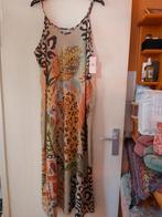 new collection nieuwe lange jurk  1 maat draagbaar tot 48, Verzenden, Beige, Maat 46/48 (XL) of groter, Nieuw