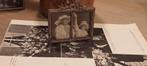 brocant klein vintage oud fotolijstje foto-lijstje strik, Ophalen of Verzenden