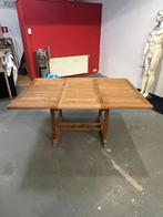 Teakhouten tafel, uitschuifbaar tuintafel teak, Ophalen, 200 cm of meer, 50 tot 100 cm, Zo goed als nieuw