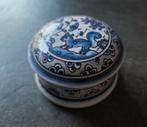 Kleine Coimbra Handgeschilderde Aardewerk porseleinen potje, Antiek en Kunst, Antiek | Porselein, Ophalen of Verzenden