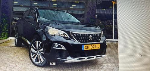 Peugeot 3008 1.2 Puretech 130pk S&S EAT 2019 Zwart, Auto's, Peugeot, Particulier, ABS, Achteruitrijcamera, Adaptive Cruise Control