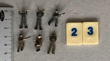 Soldaatjes 23 Diversen ww2 schaal 1:72 of 1:76 beschikbaar voor biedingen