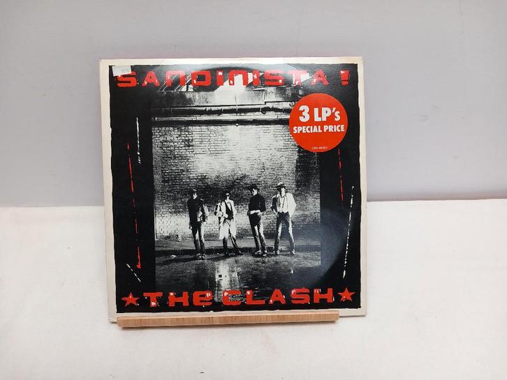3LP The Clash Sandinista! (Rock/Reggae/Punk), Cd's en Dvd's, Vinyl | Rock, Gebruikt, Alternative, 12 inch, Ophalen of Verzenden