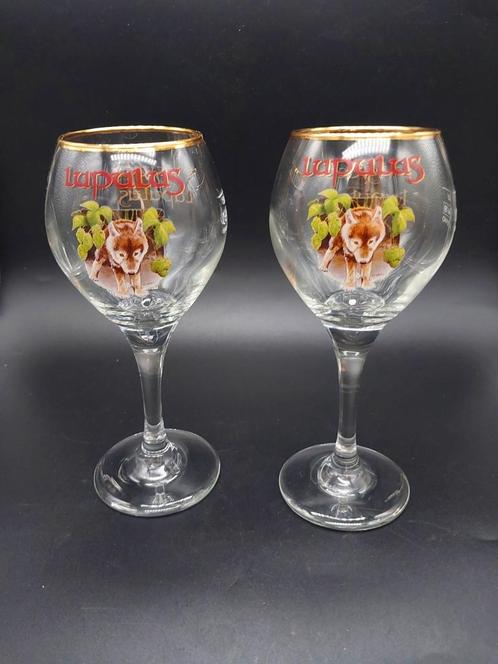 Set van 2 leuke proefglazen voor bier van Lupulus, Verzamelen, Biermerken, Zo goed als nieuw, Glas of Glazen, Overige merken, Ophalen of Verzenden