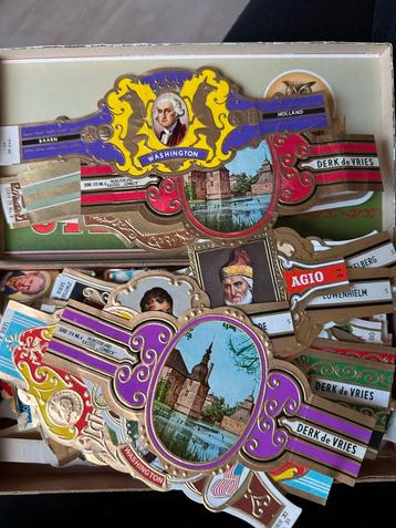 Verzameling Sigarenbandjes beschikbaar voor biedingen