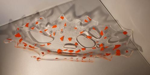 Glazen design schaal., Antiek en Kunst, Antiek | Glas en Kristal, Ophalen of Verzenden